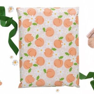 2 SETS LEFT🍑10 XL Summer Peach Floral Poly Mailers 14 x 19 inch 🍑